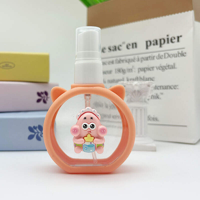 Cute Cat Ear Mini Spray Bottle With Cartoon Pattern