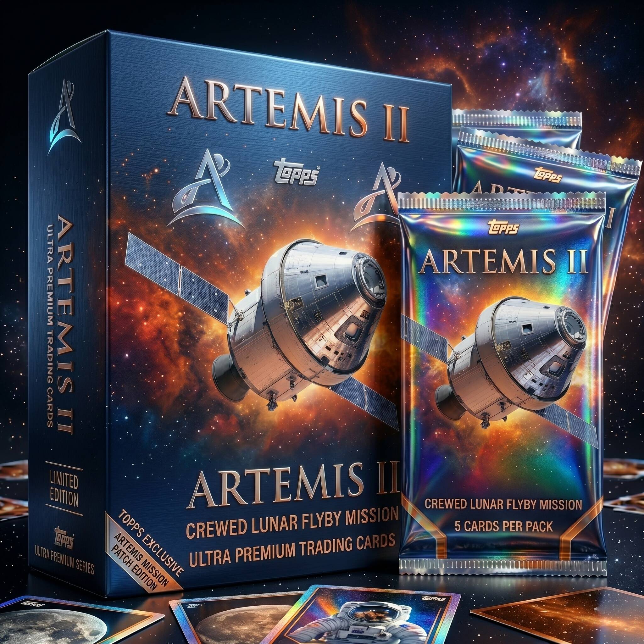🌌Artemis II NASA Premium Trading Card Box