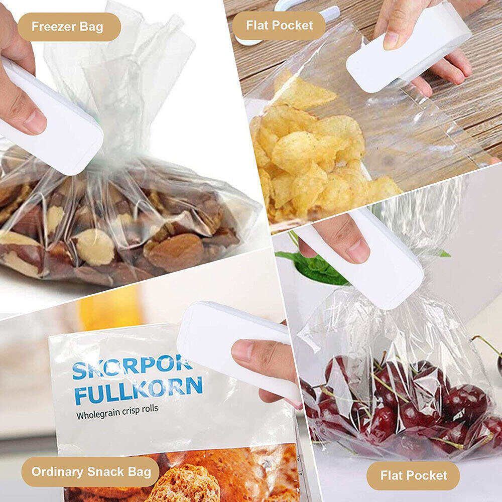 Portable Mini Heat Sealer for Food Bags - Thermal Plastic Bag Closure for Freshness - Easy to Use Packing Kitchen Accessory