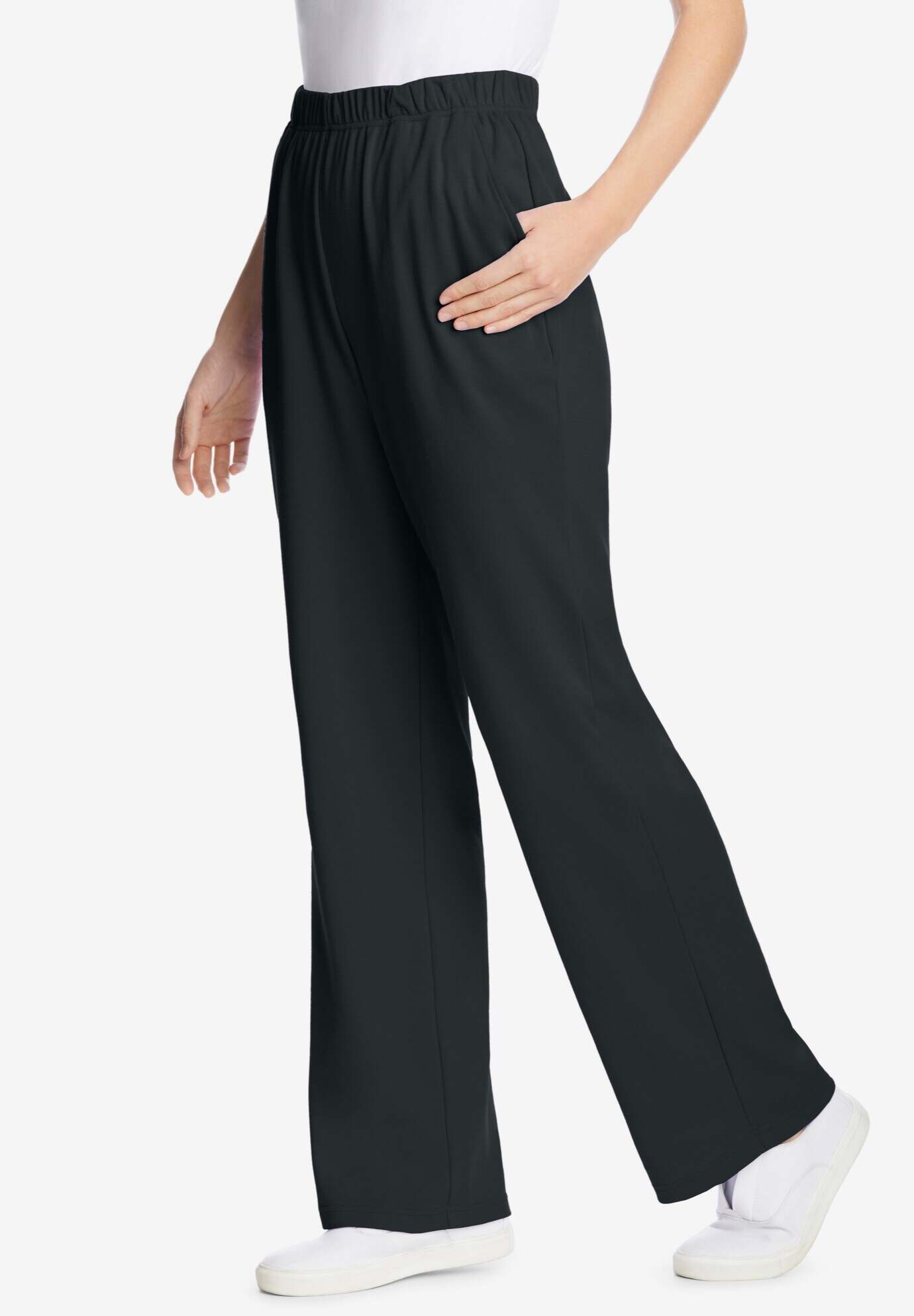 7-Day Knit Wide-Leg Pant