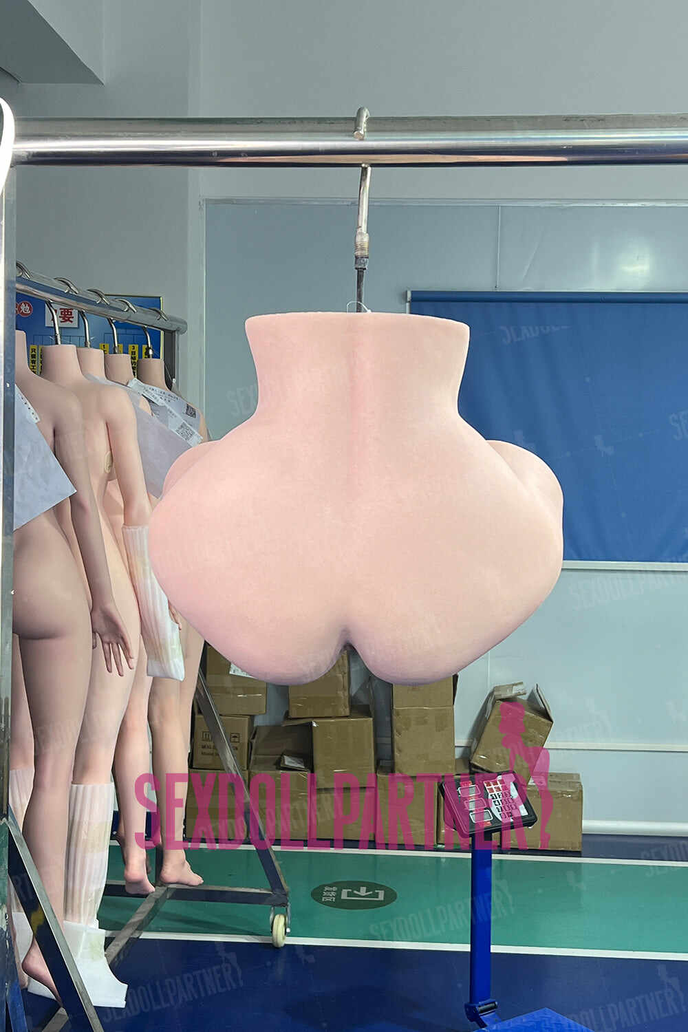 EU Stock - Evalina Full Silicone Big Butt Real-Size Female Torso Sex Doll With Real-looking Skin Texture