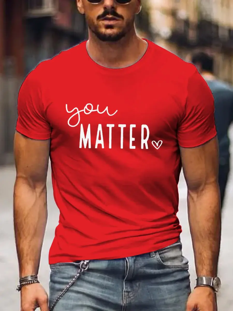 Men's Mental Health Awareness You Matter T-Shirt