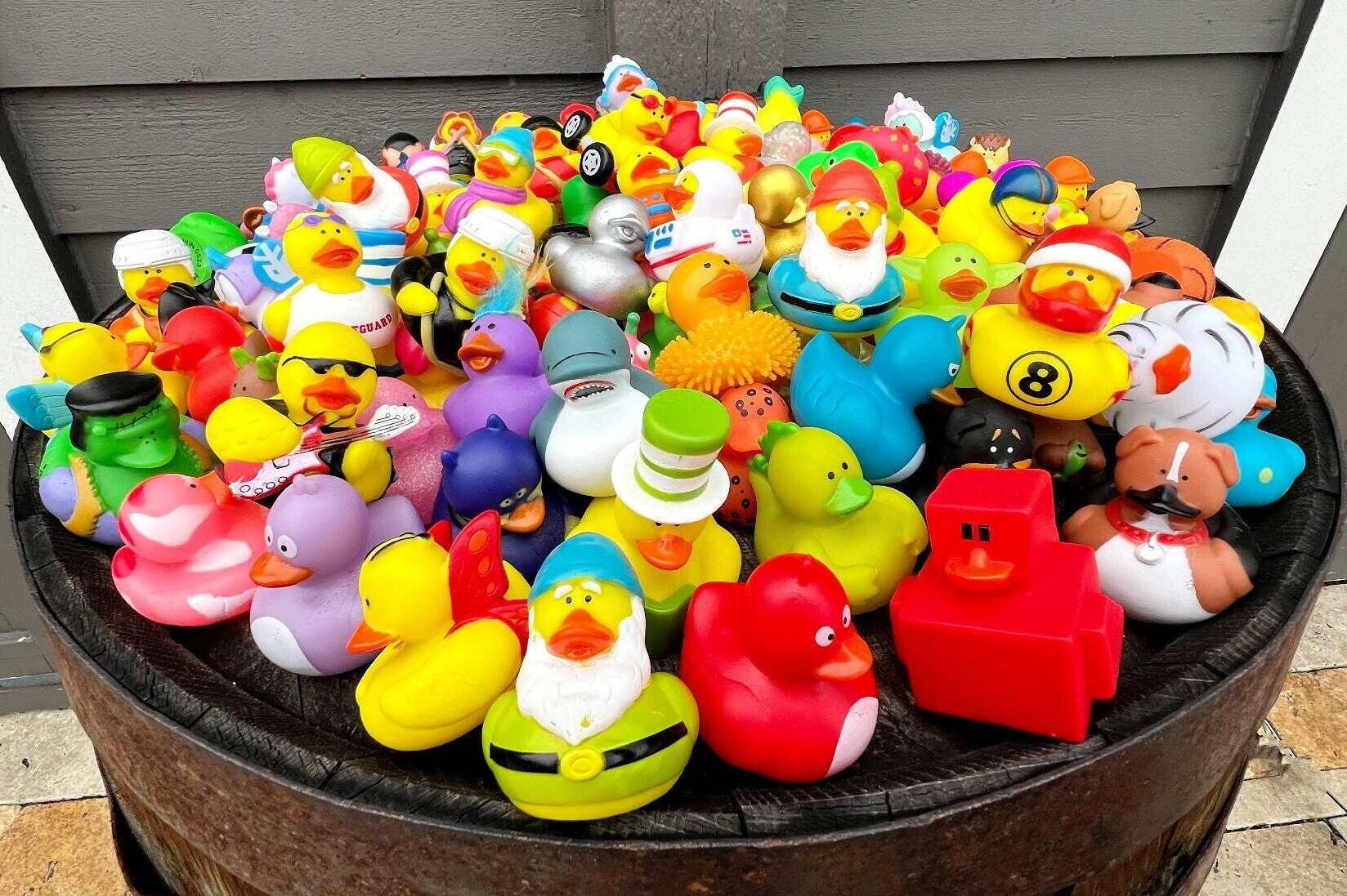 Mixed Rubber Ducks Jeep Rubber Ducks Bulk Set - For Ducks Cruising Ducks