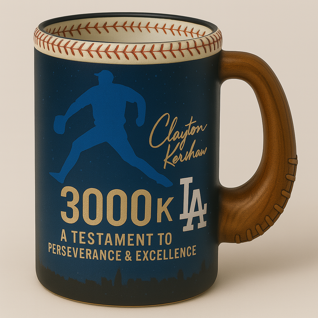 🔥Limited edition🔥Kershaw 3000K Strikeouts Mug