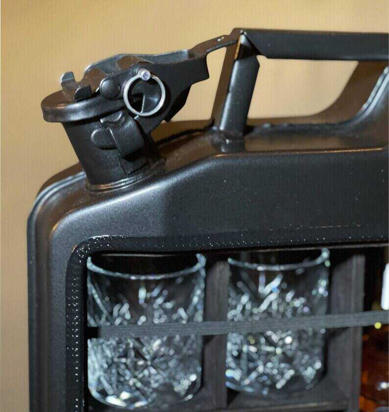 10 L Jerry can mini bar for present, Custom original gift for a man, Party can mini bar, Canister bar, Mens gift bar for boss