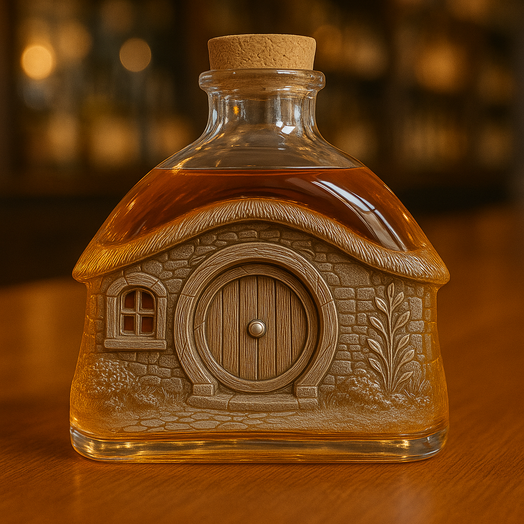 The Shire Green Whisky Bottle