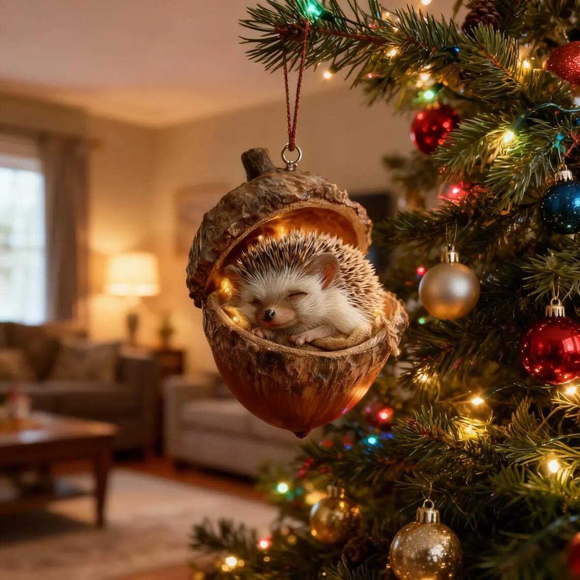 Forest Animal Acorn Ornaments