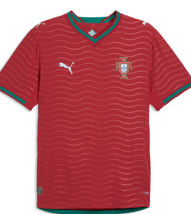 Portugal National Team Puma 2026 Home On Field Authentic Jersey - Red