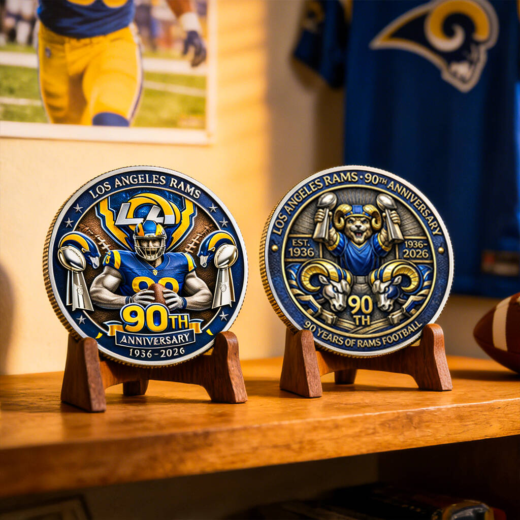 Rams 90th Anniversary Commemorative Coin