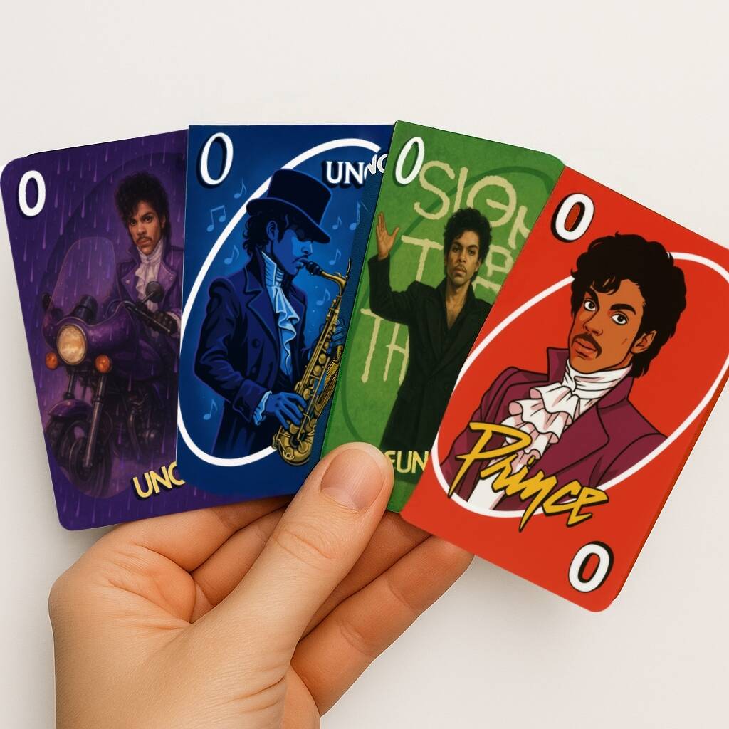 UNO Prince Purple Rain Era Card Game