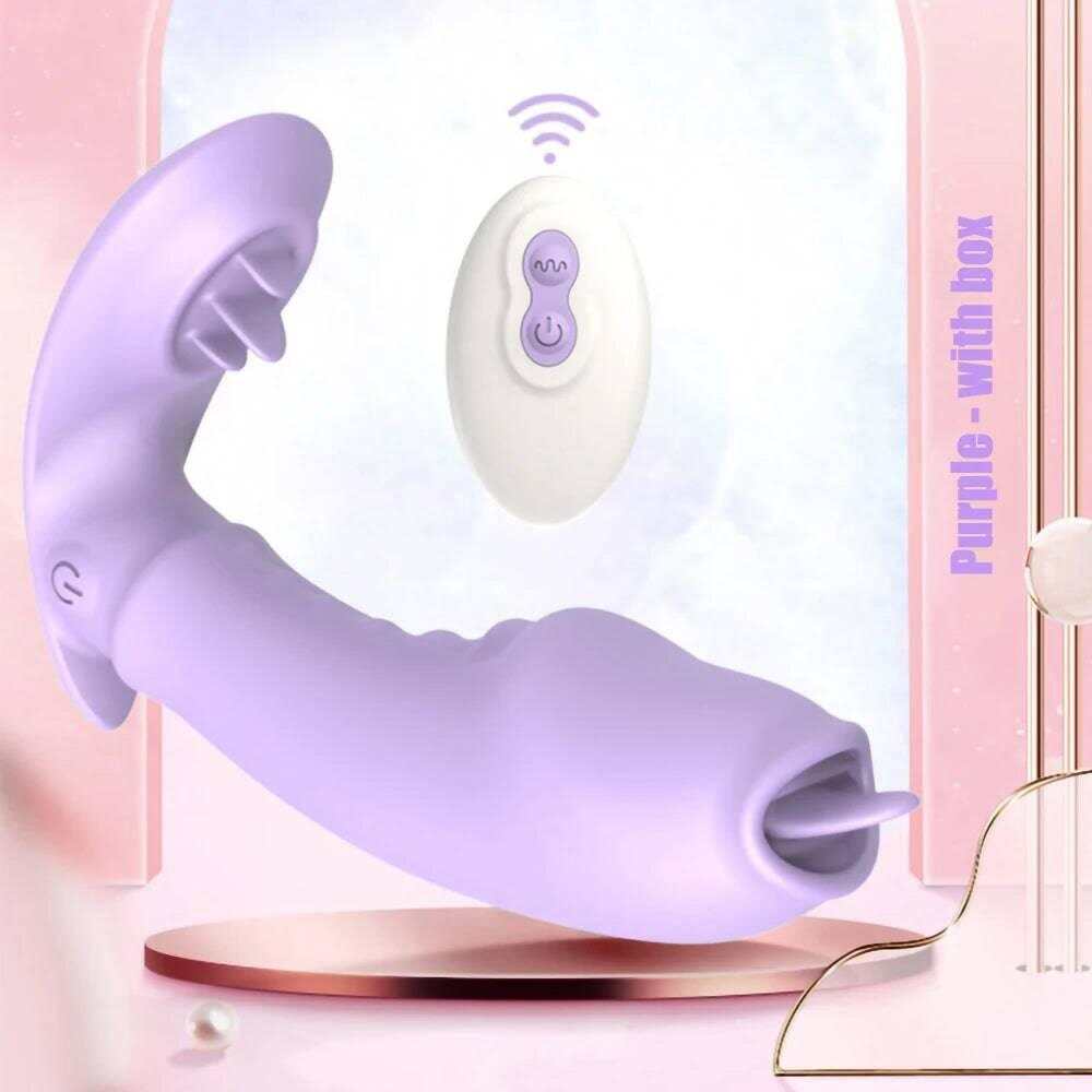 PASSION PULSE ADULT 3-in-1 Dildo Rabbit Wireless Remote Vibrator
