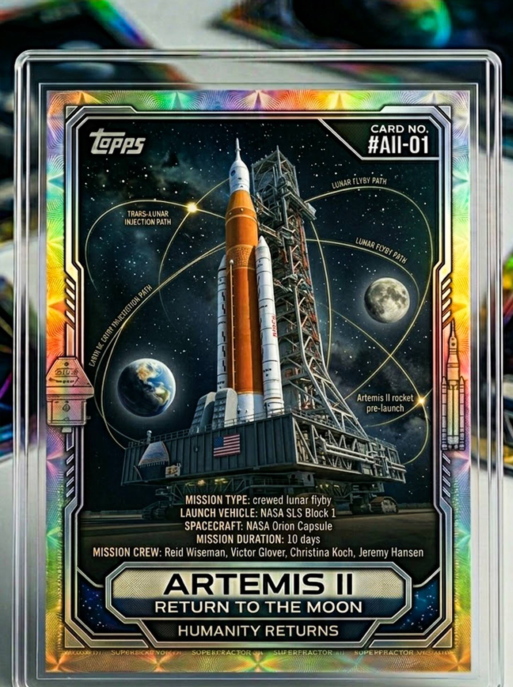 🌌Artemis II NASA Premium Trading Card Box