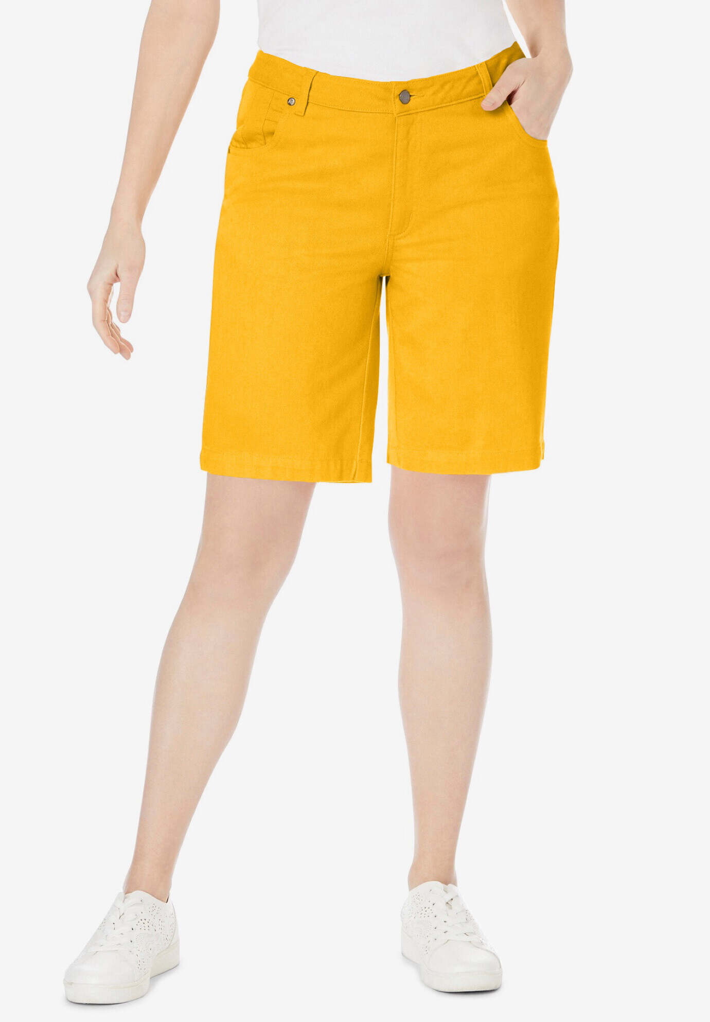 Classic Cotton Denim Shorts