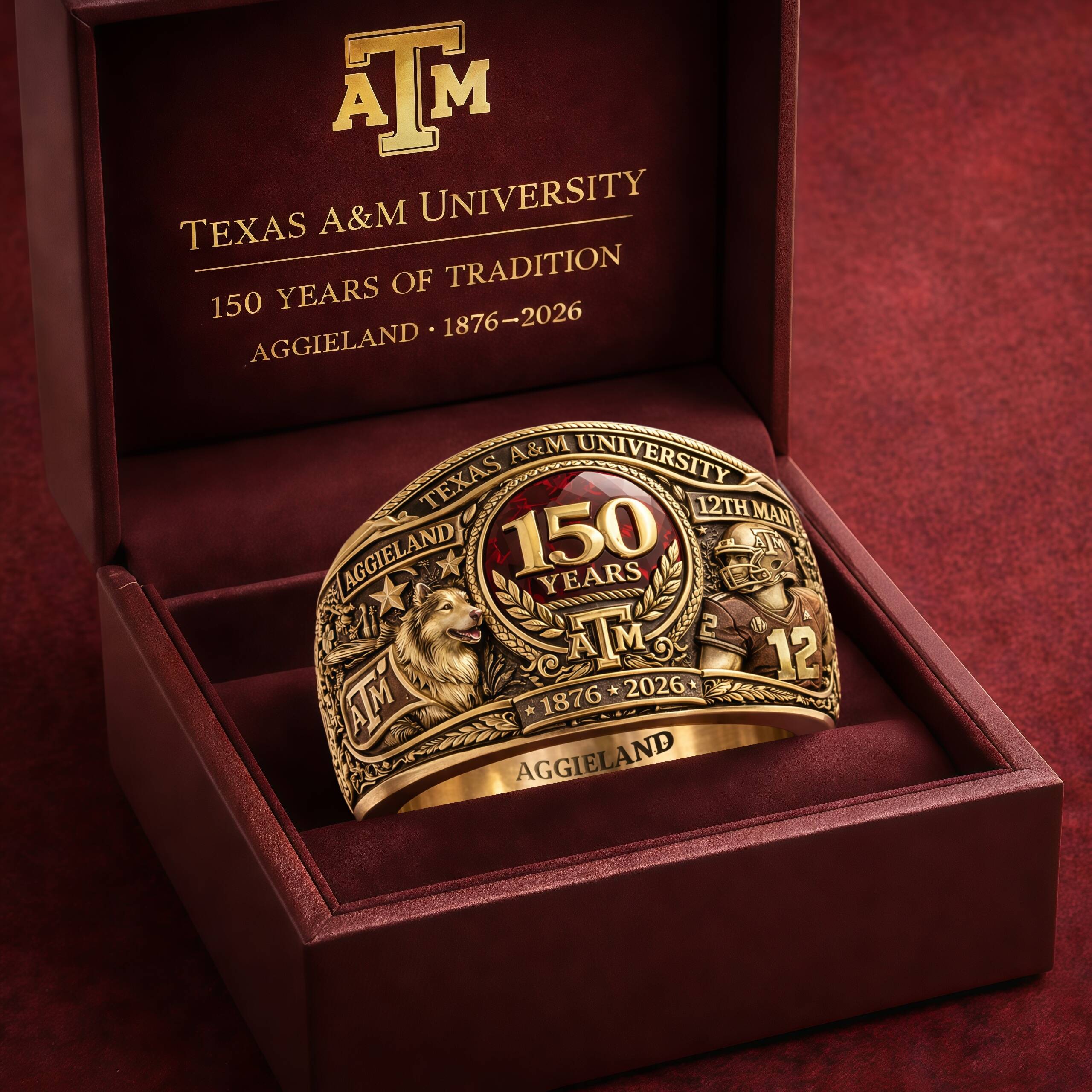 Texas A&M University  150th Anniversary Ring