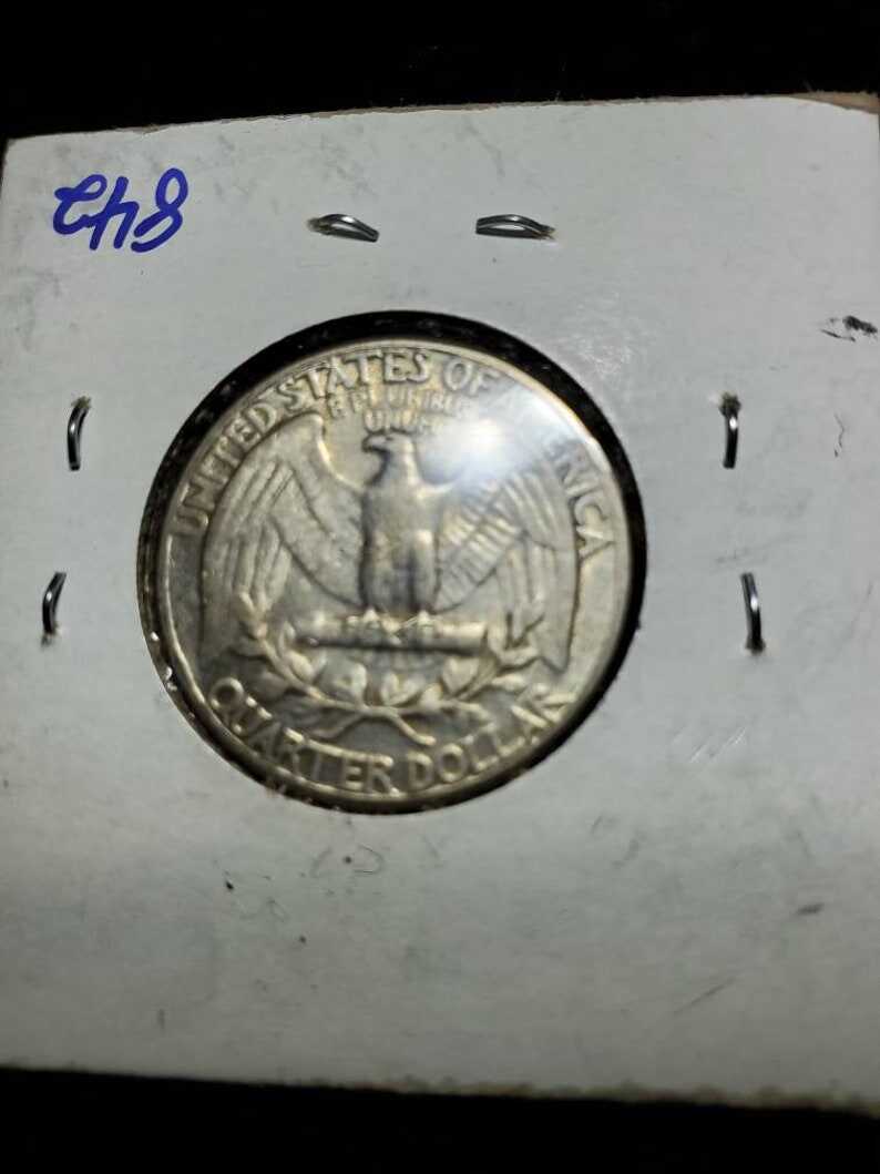 1936 Washington Silver Quarter XF+/ AU  - Key Date   Lot#  842