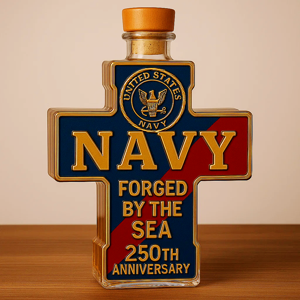 250th Anniversary Military Commemorative Cross Bottle