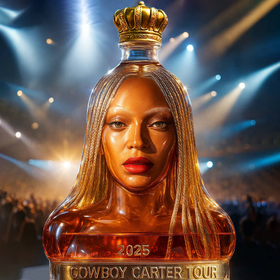 Beyoncé Cowboy Carter Tour Whiskey Bottle