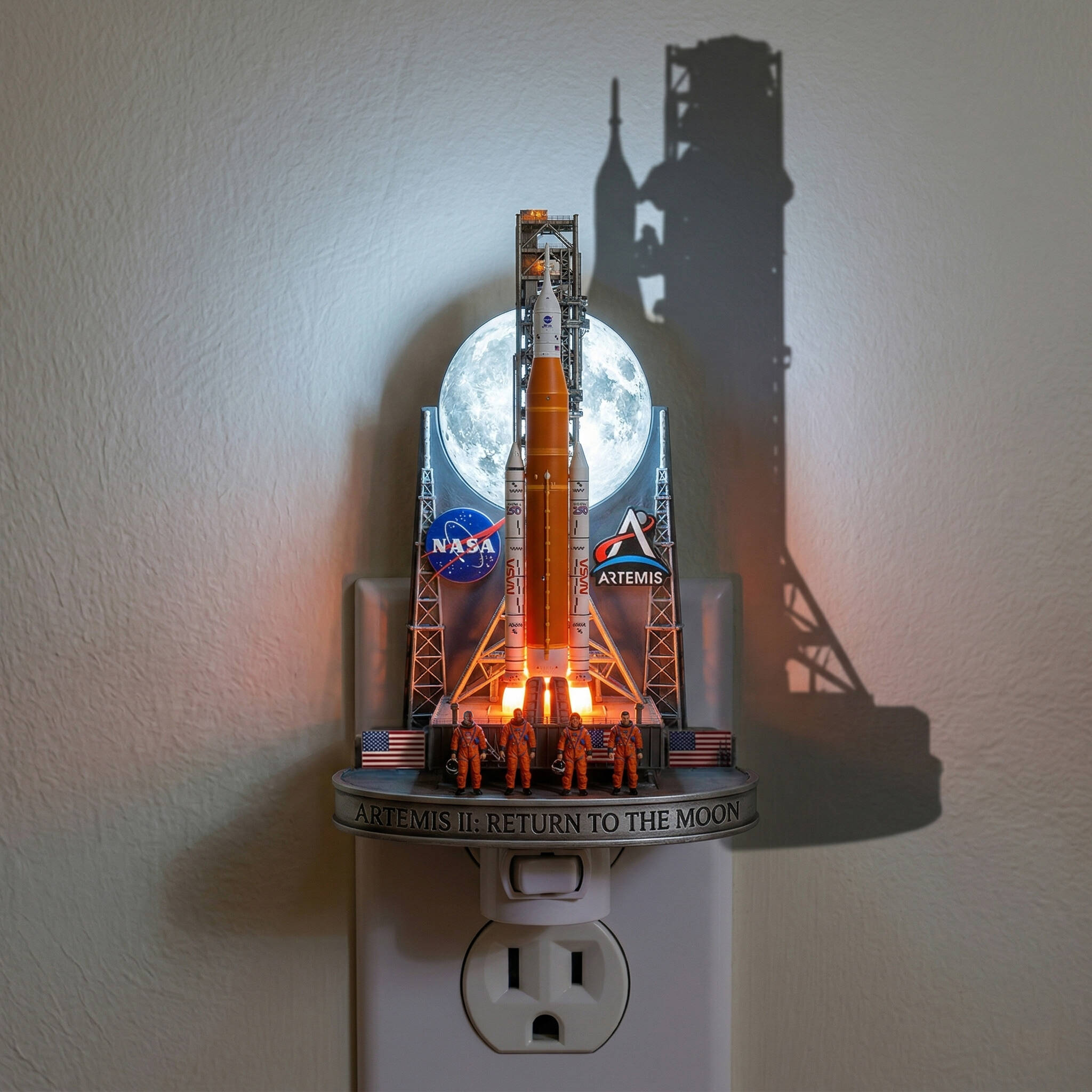 💡NASA Artemis II Night Light: Illuminate Your Space Dreams 🌕