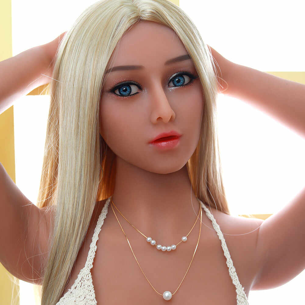 #236 TPE Blonde Sex Doll Head Only