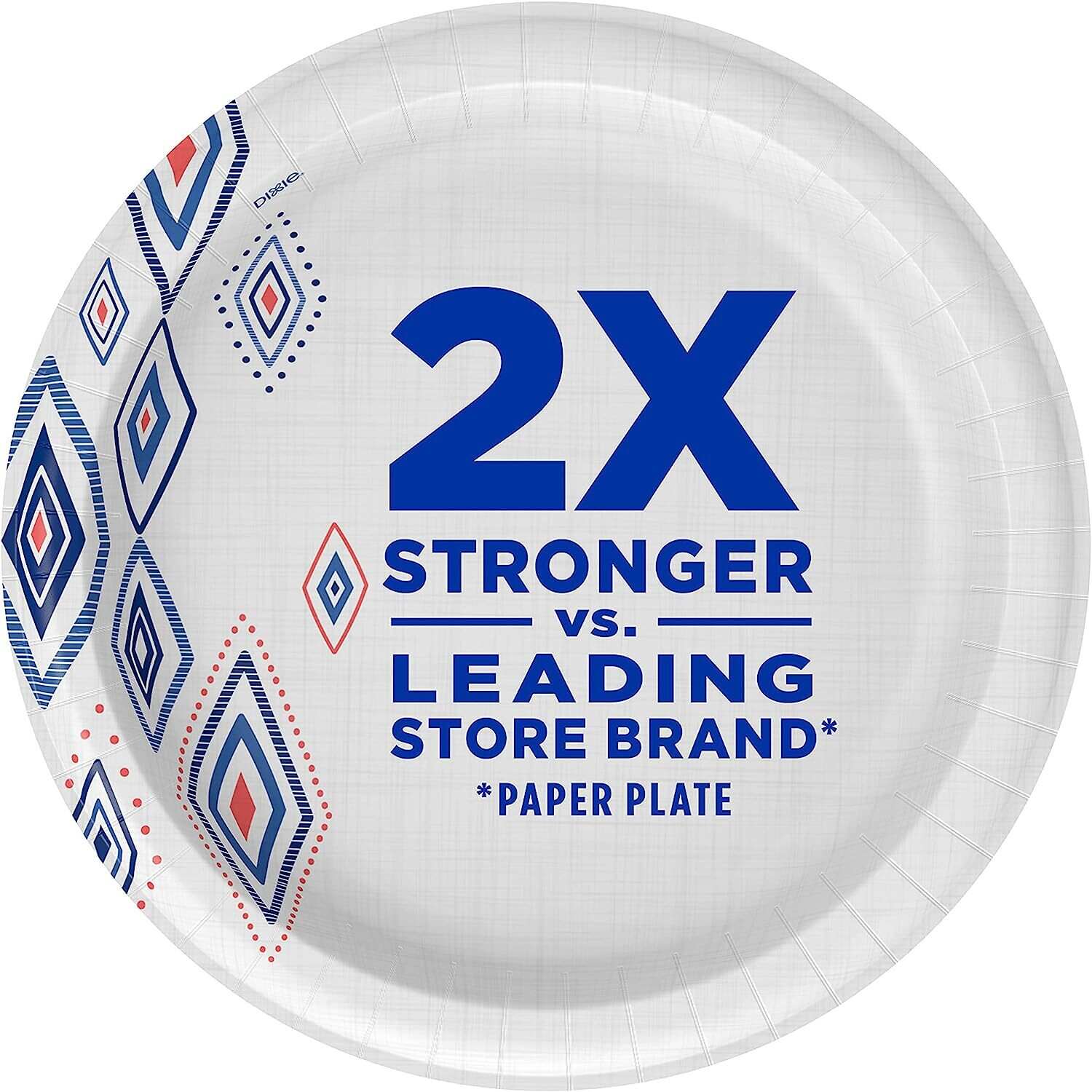 10 Inch Paper Plates, Dinner Size Printed Disposable Plate, 204 Count (3 Packs of 68 Plates)