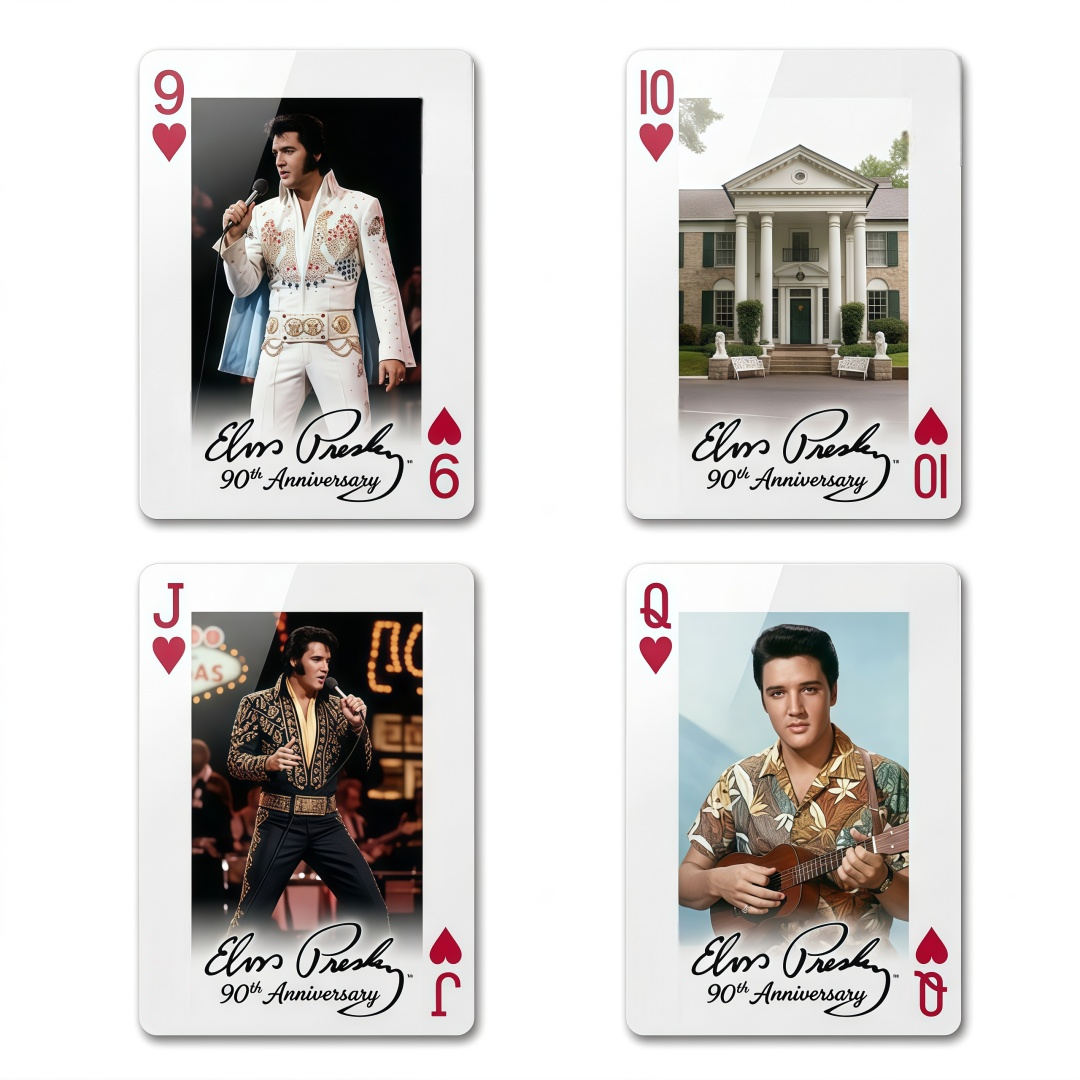 Elvis Presley 90th Anniversary Commemorative Playing Cards