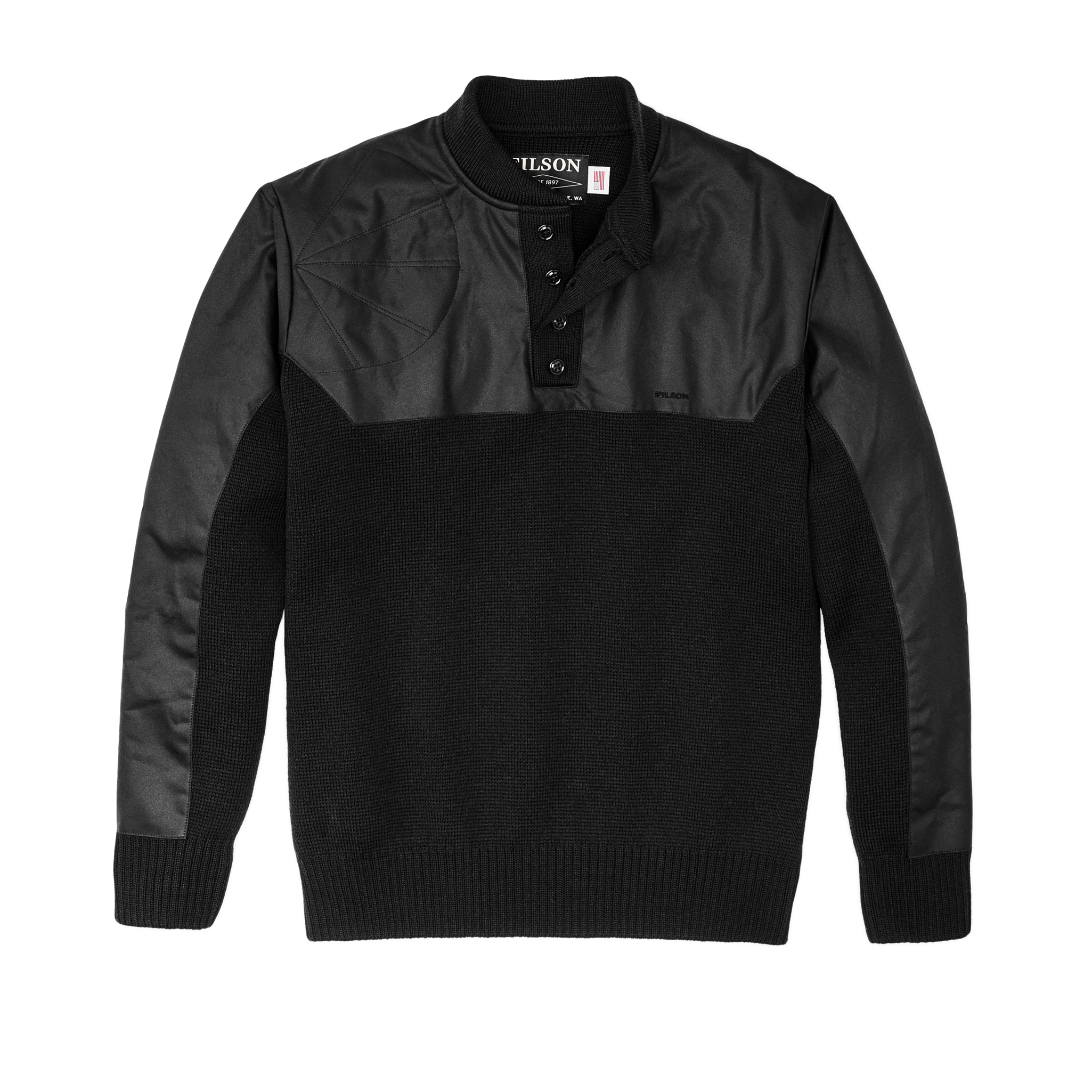 Henley Guide Sweater - Black