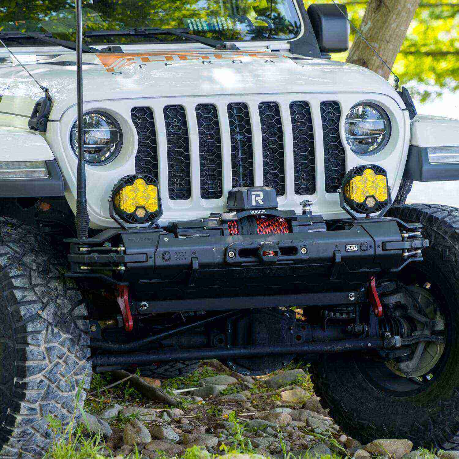 WINCH 13500lb Synthetic Rope Winch 12V Waterproof Electric Winch,2 in 1 Wireless Remote Control, for SUV, Truck & Trailer - TANK Series