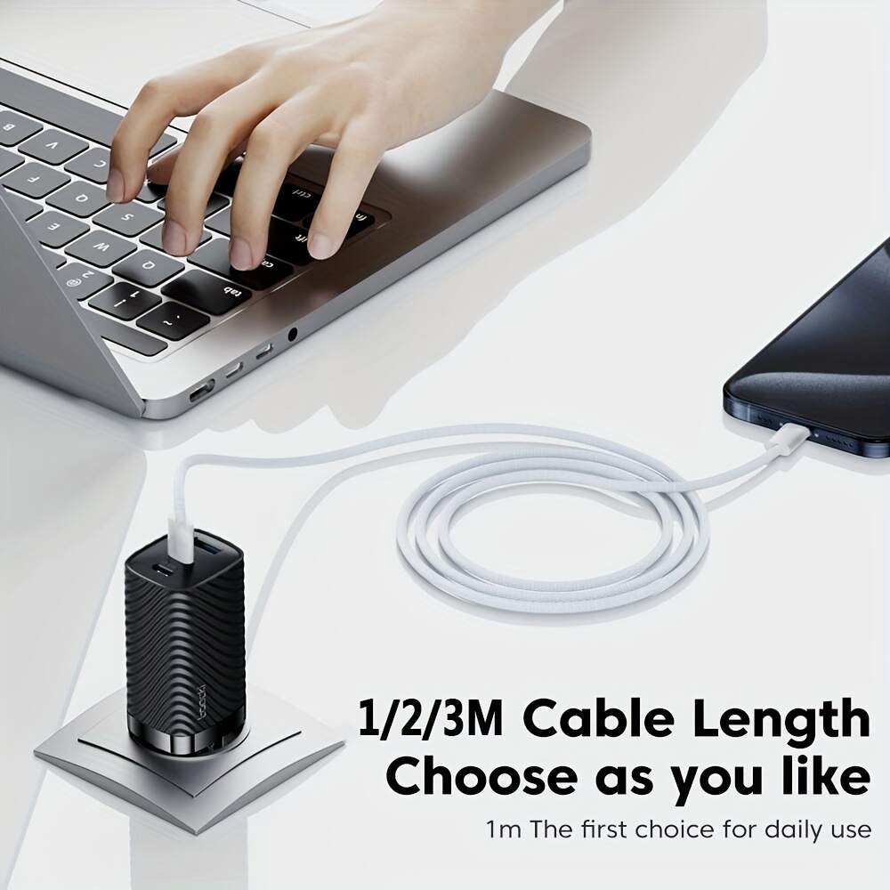 Type-C to Type-C Fast Charging Cable USB C to C cable fast charging with iPhone 15/15 pro,Samsung Galaxy S22/S22+,S21/S21,Note 20/10,Pixel,and other digital products or electronic devices equipped with Type-C interfaces