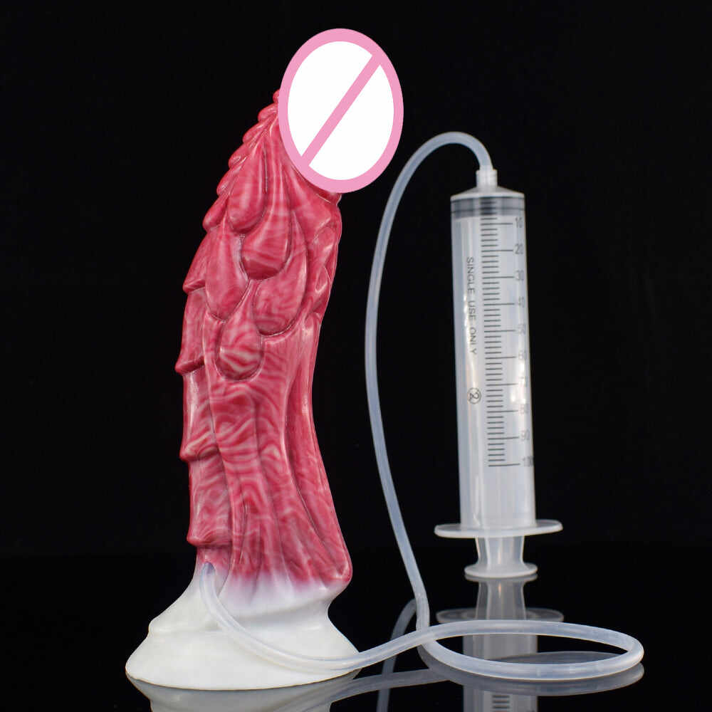 Passion Pulse Adult Monster Squirting Dildo - Silicone Ejaculation Toy for Ultimate Stimulation