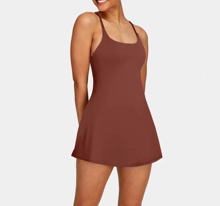 🔥 Last Day For Clearance ! Softlyzero Plush Backless Active Dress-Easy Peezy