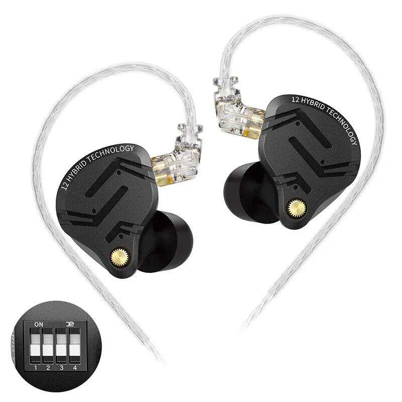 New KZ ZS12 PRO X - 12 Drivers IEM Earphones