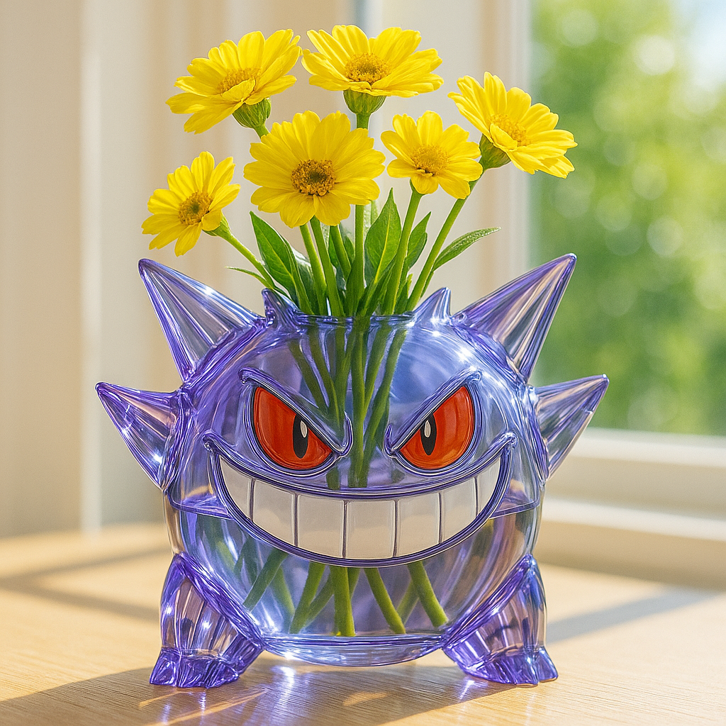 Gengar Glass Vase