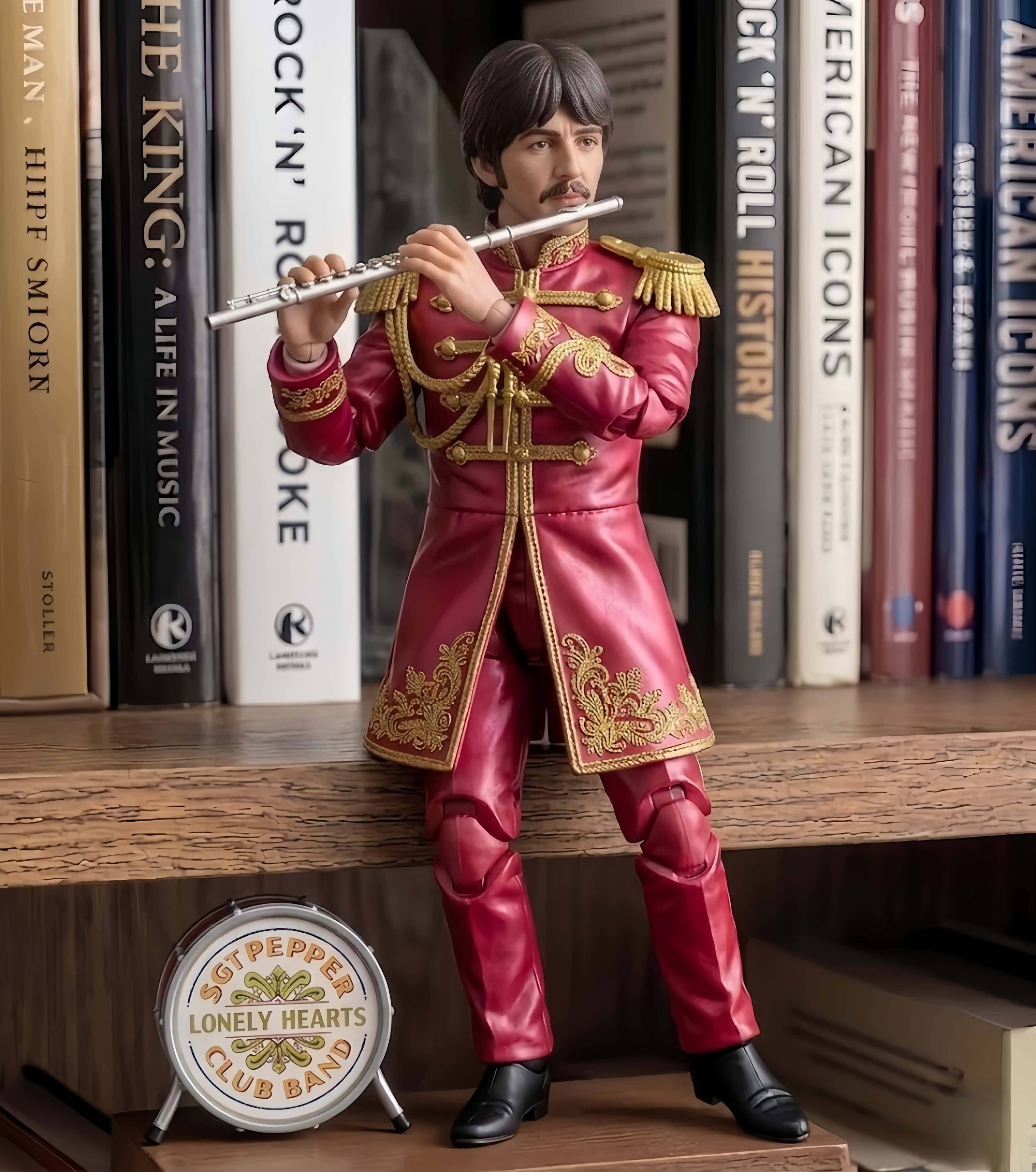 Retro Music Culture Action Figures Set