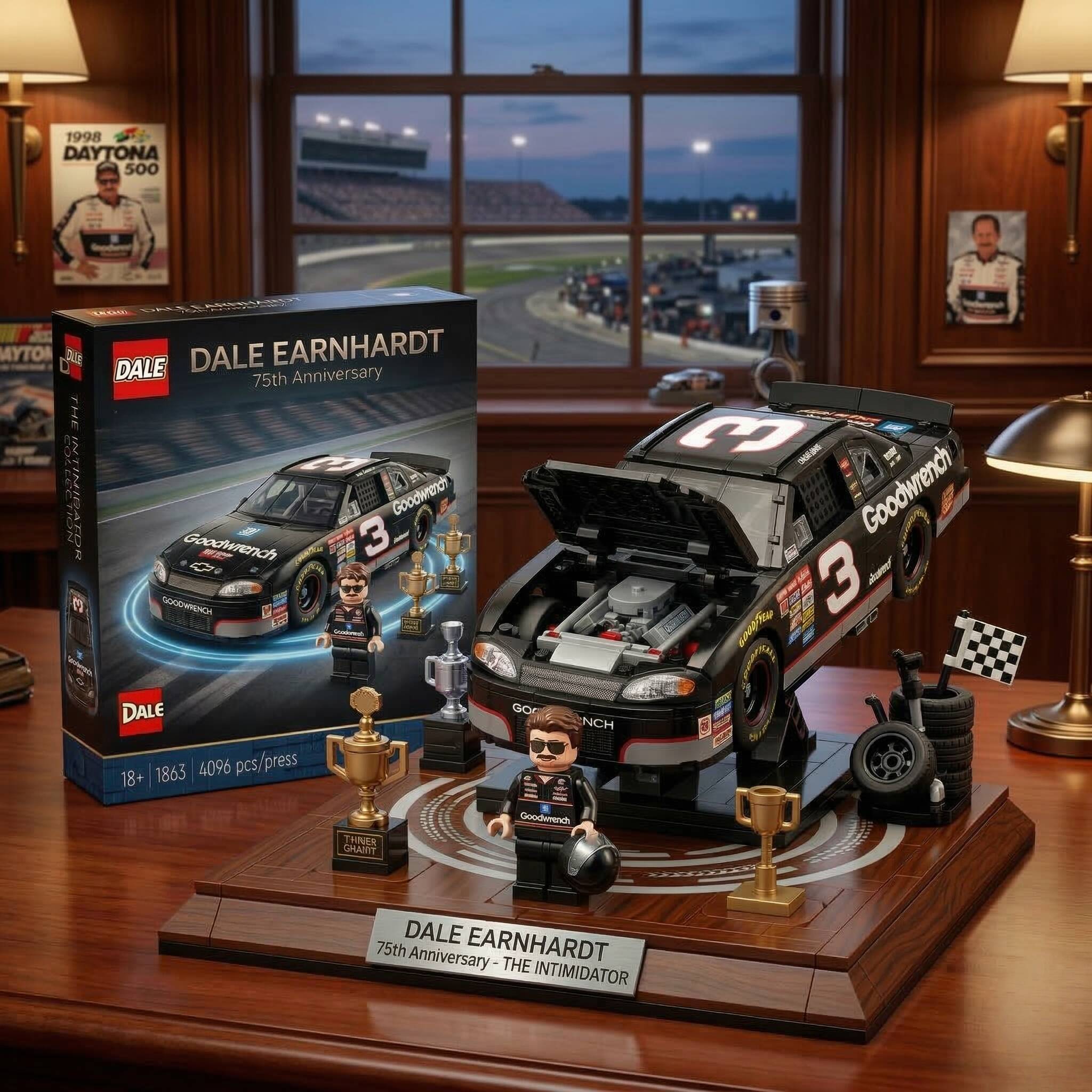 Classic No.3 Racing Car Model Kit – Collector’s Display Set