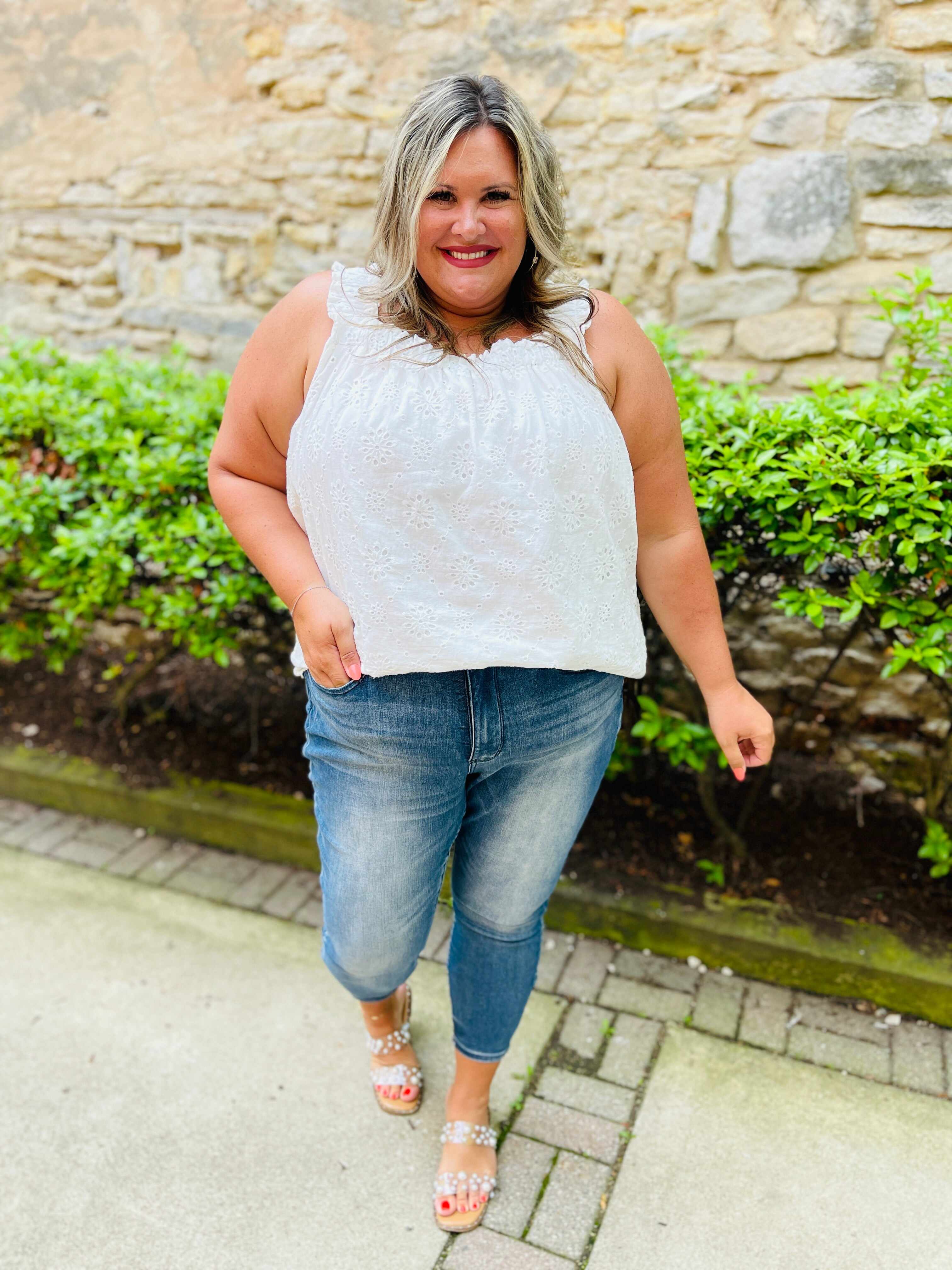 Tummy Control Skinny Jeans in Reg/Curvy Total Infatuation Restock
