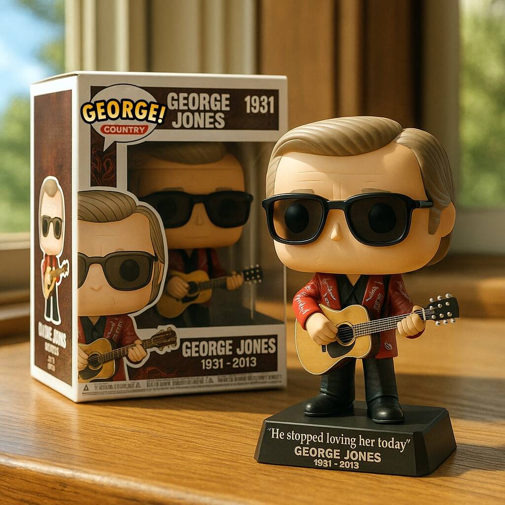 George Jones 1931–2013 Memorial Pop Figure!