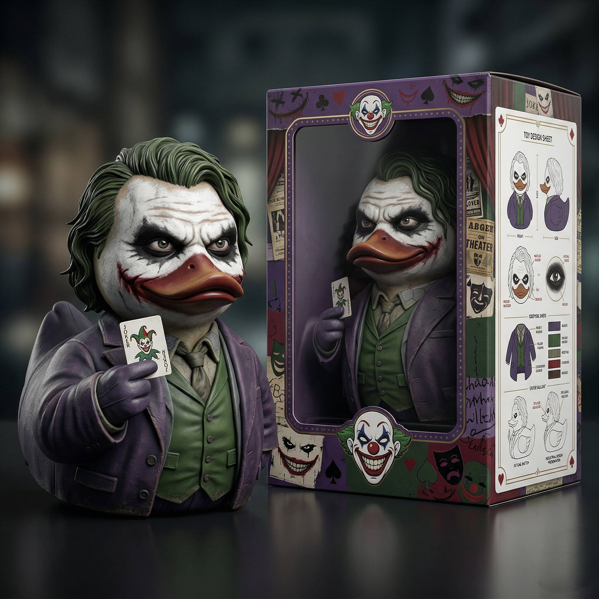 🃏 Joker Why So Serious Duck Figurine