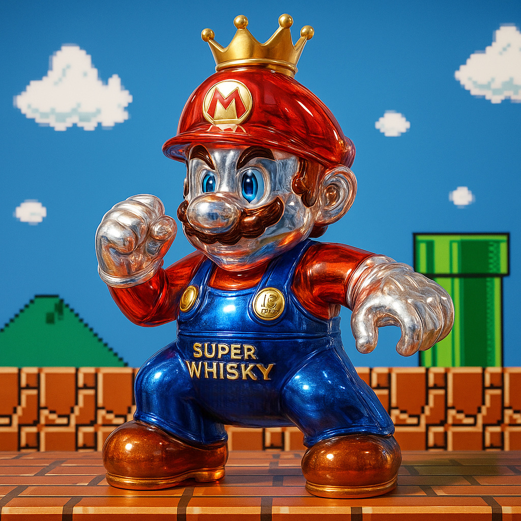 Super Plumber Limited Edition Whiskey Bottle