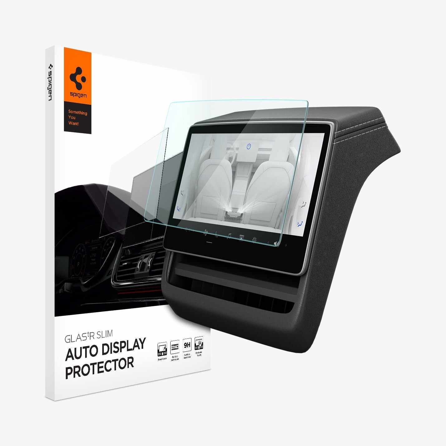 Tesla Series - Screen Protector GLAS.tR SLIM | Anti-Glare (Rear) Highland