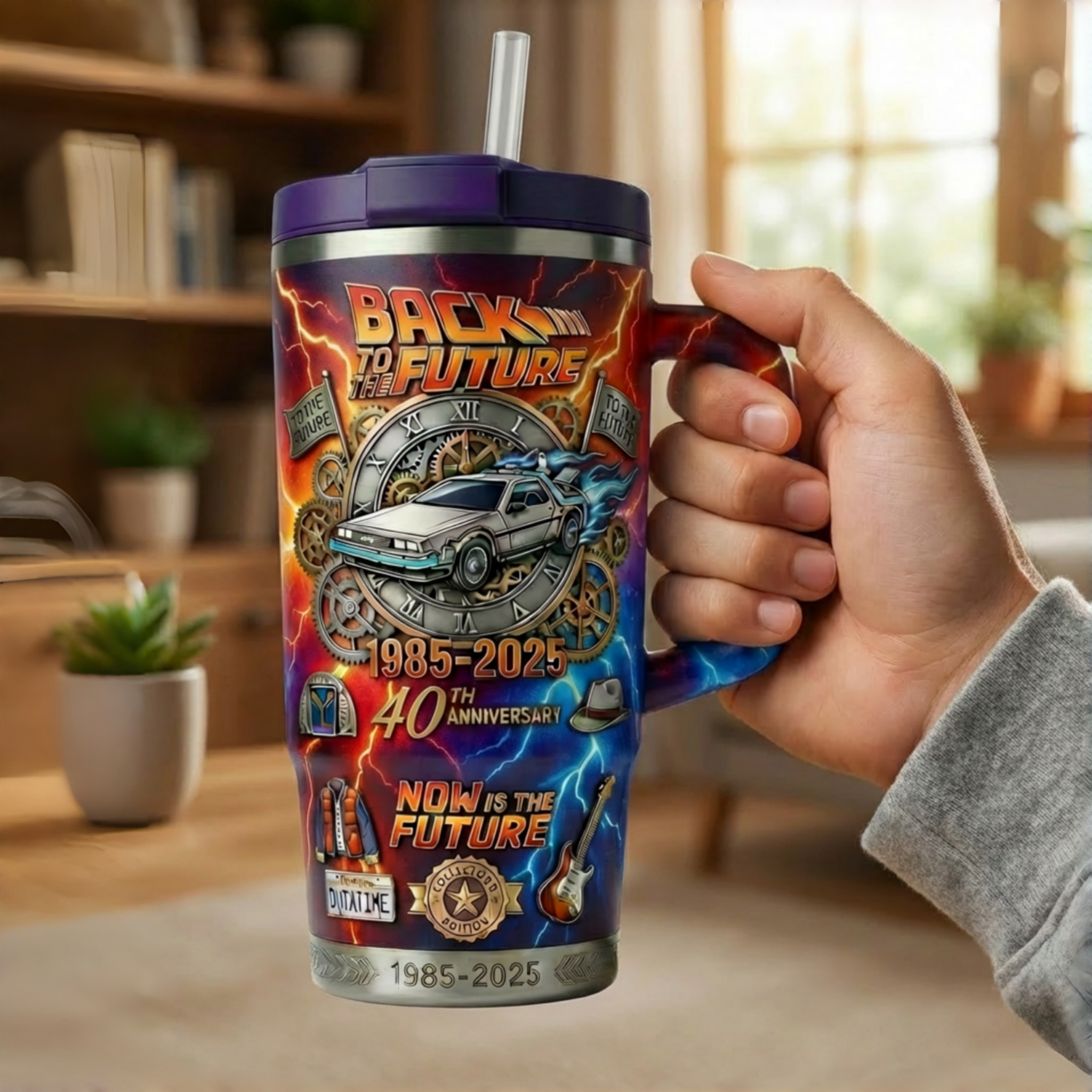 Back to the Future 40th Anniversary Collector Tumbler