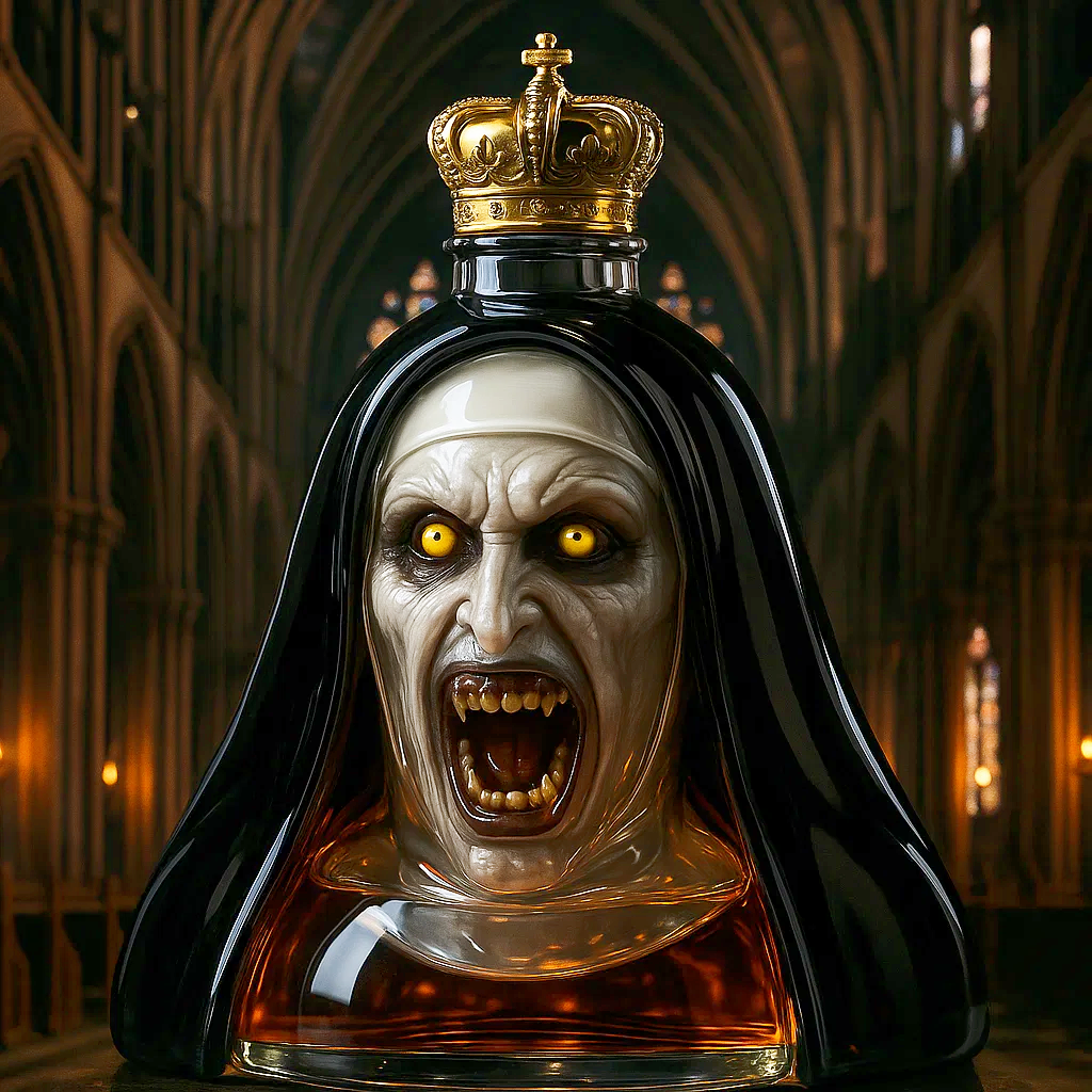 The Nun Whiskey Bottle