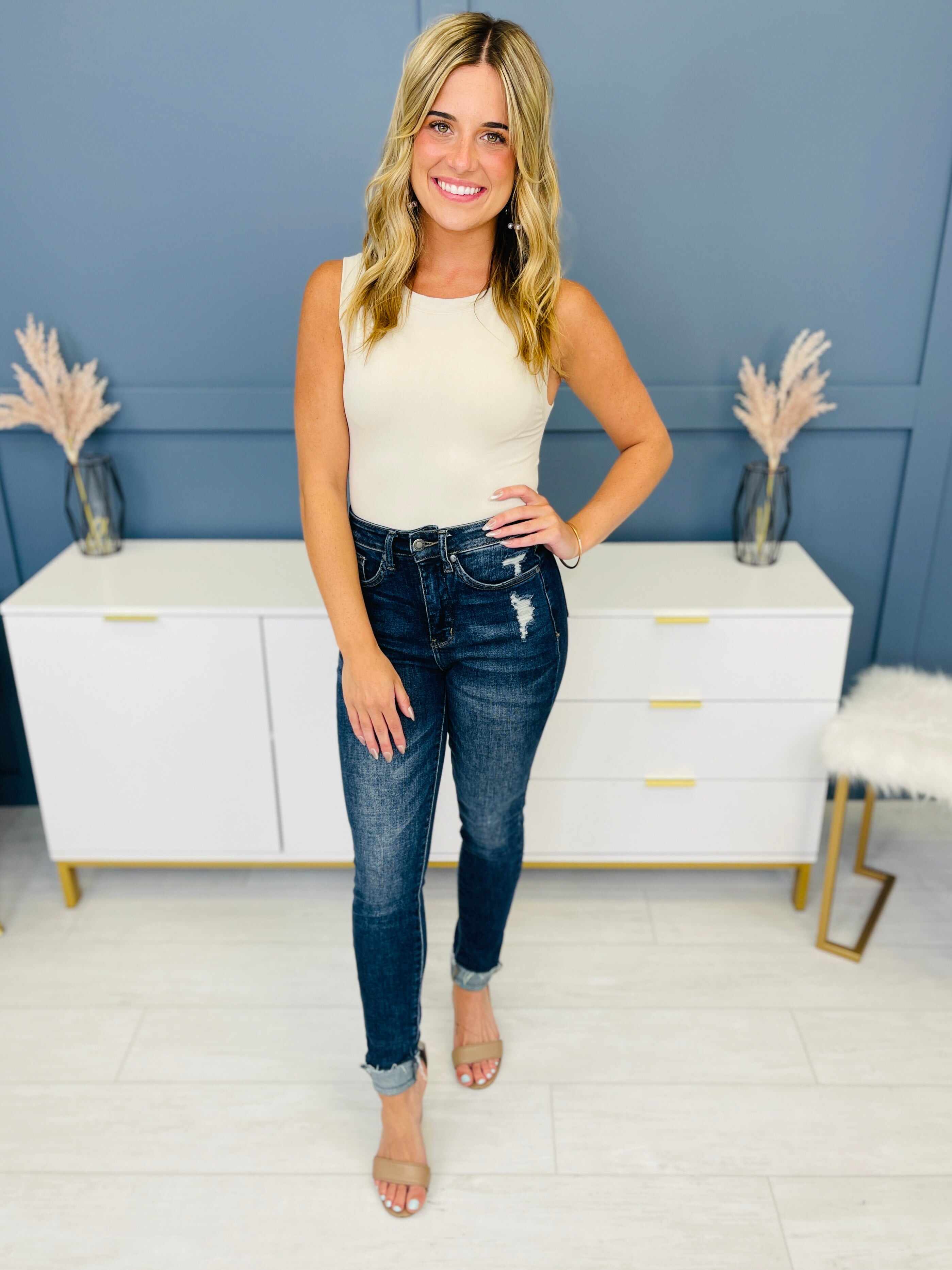 MARKDOWNS! PLUS/REG Who's In Control Tummy Control Skinny Jeans Restock!