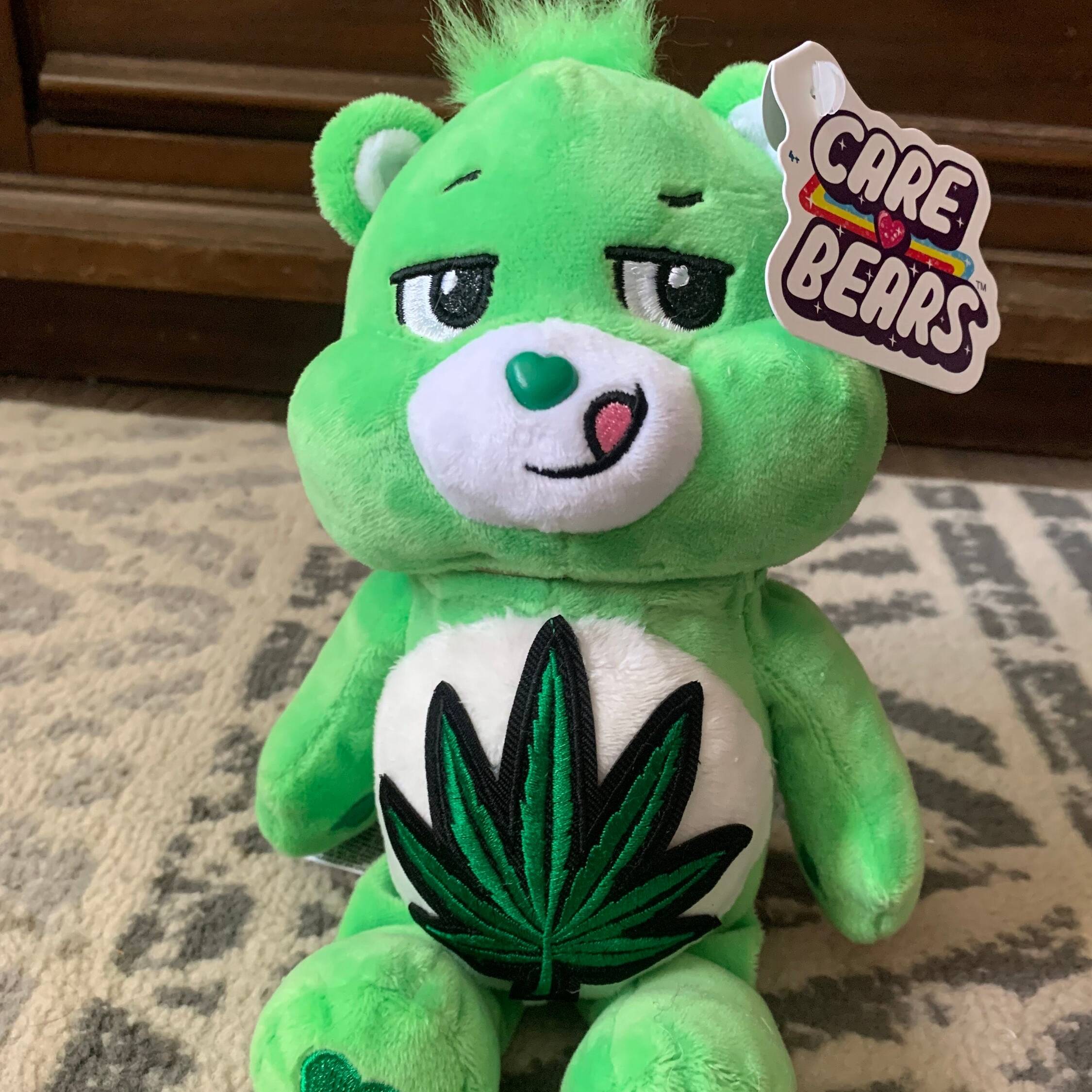 🍃PREMIUM I Don’t Care Bear (stash jar option)