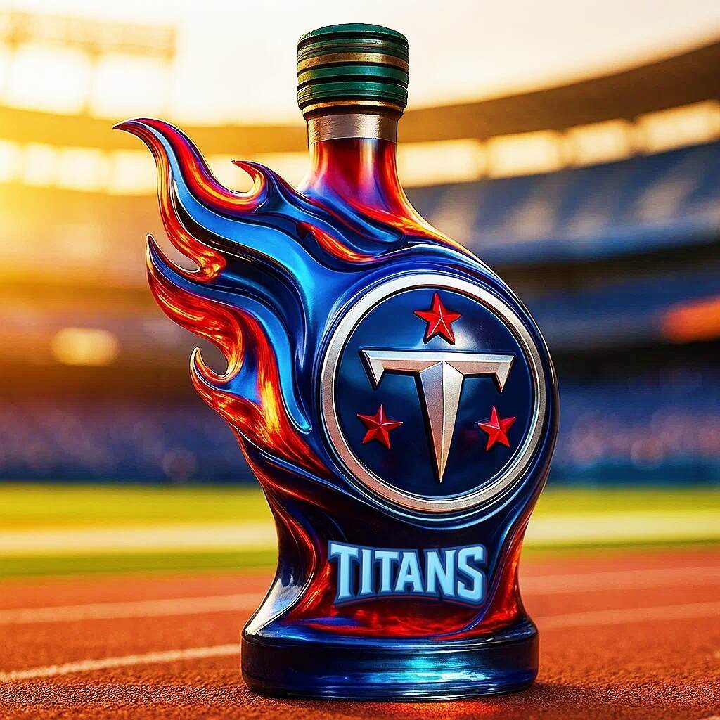 Tennessee TitansTennessee Titans Whiskey Bottle
