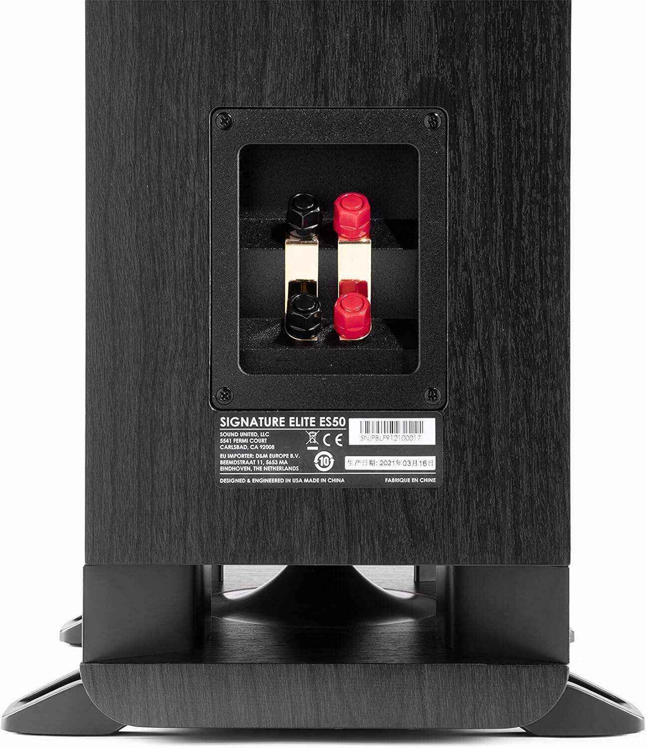 Polk Audio Signature Elite ES20 Bookshelf Speaker - Hi-Res Audio Certified,Dolby Atmos & DTS:X Compatible, 1