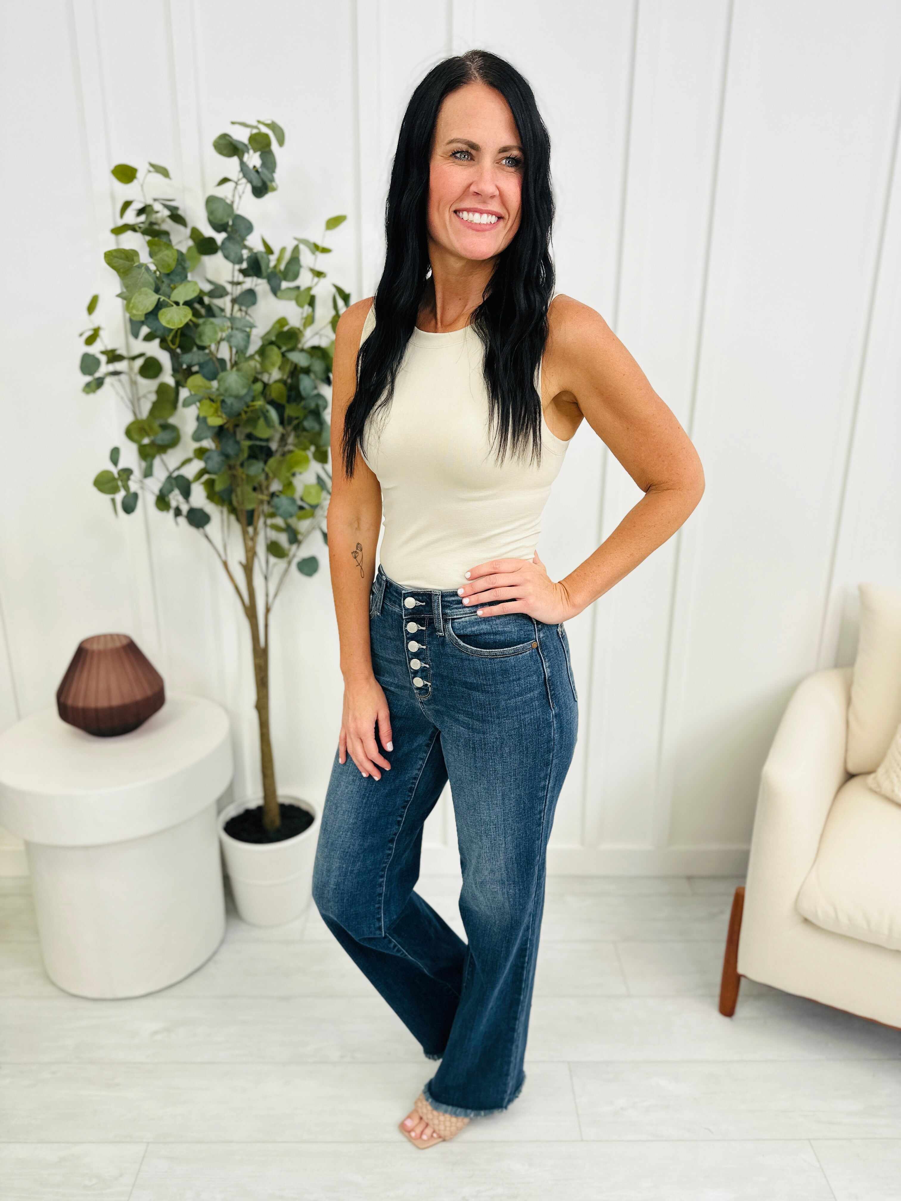 REG/CURVY Learn to Fly Wide Leg Jeans