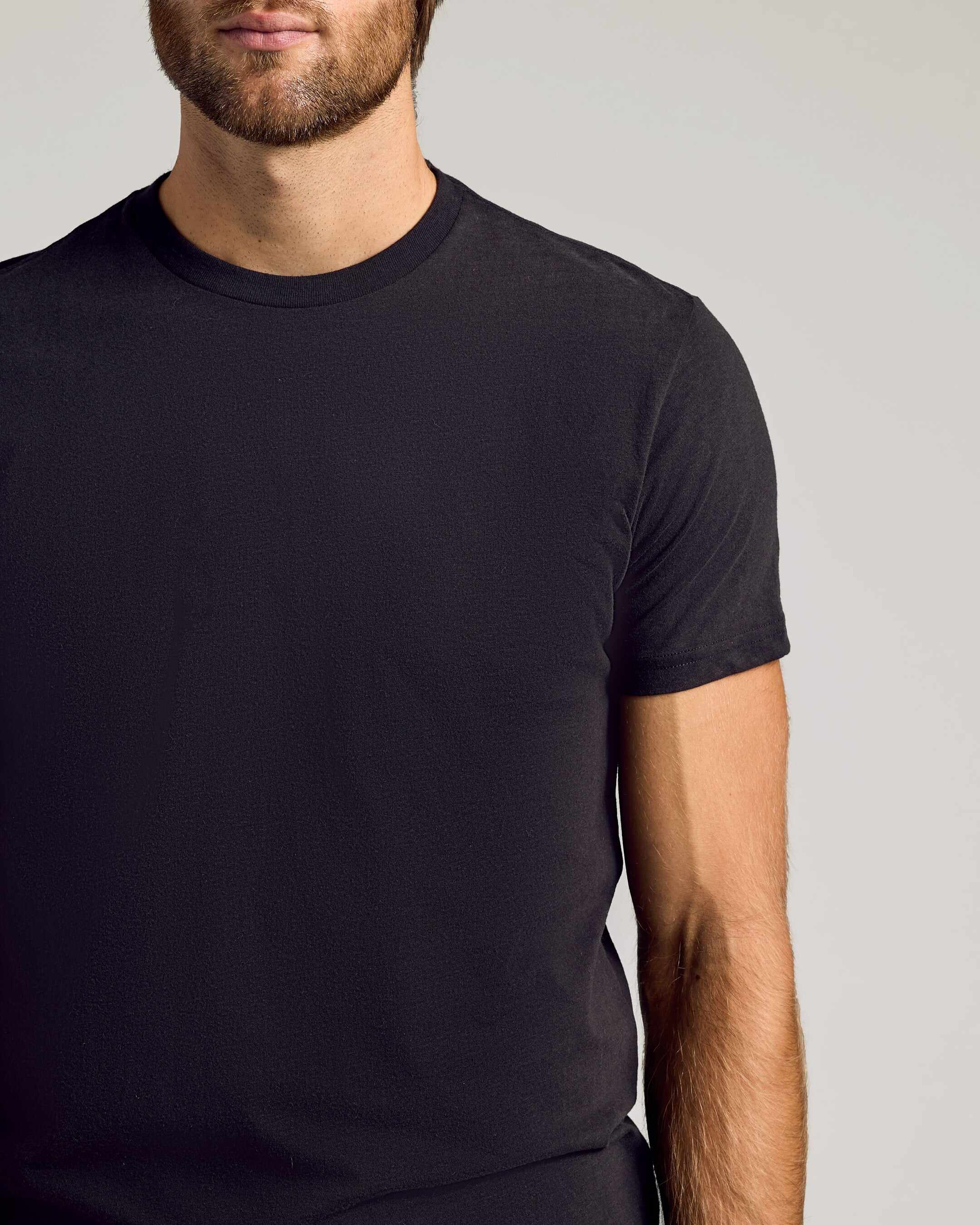 Black Classic Crew Neck 6-Pack