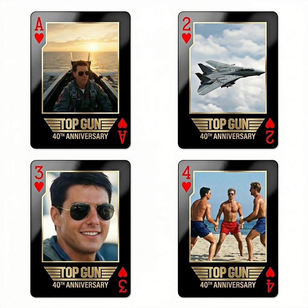 Top Gun 40th Anniversary Limited Edition Playing Cards—54 CARDS