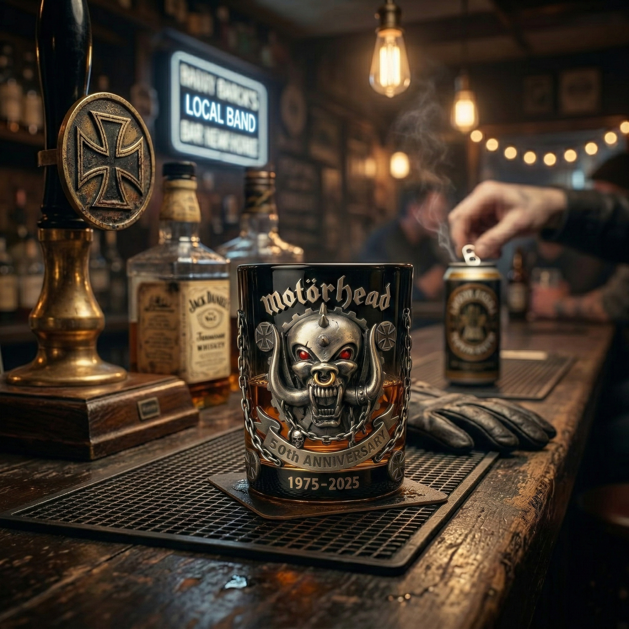 Motörhead 50th Anniversary Whiskey Glass