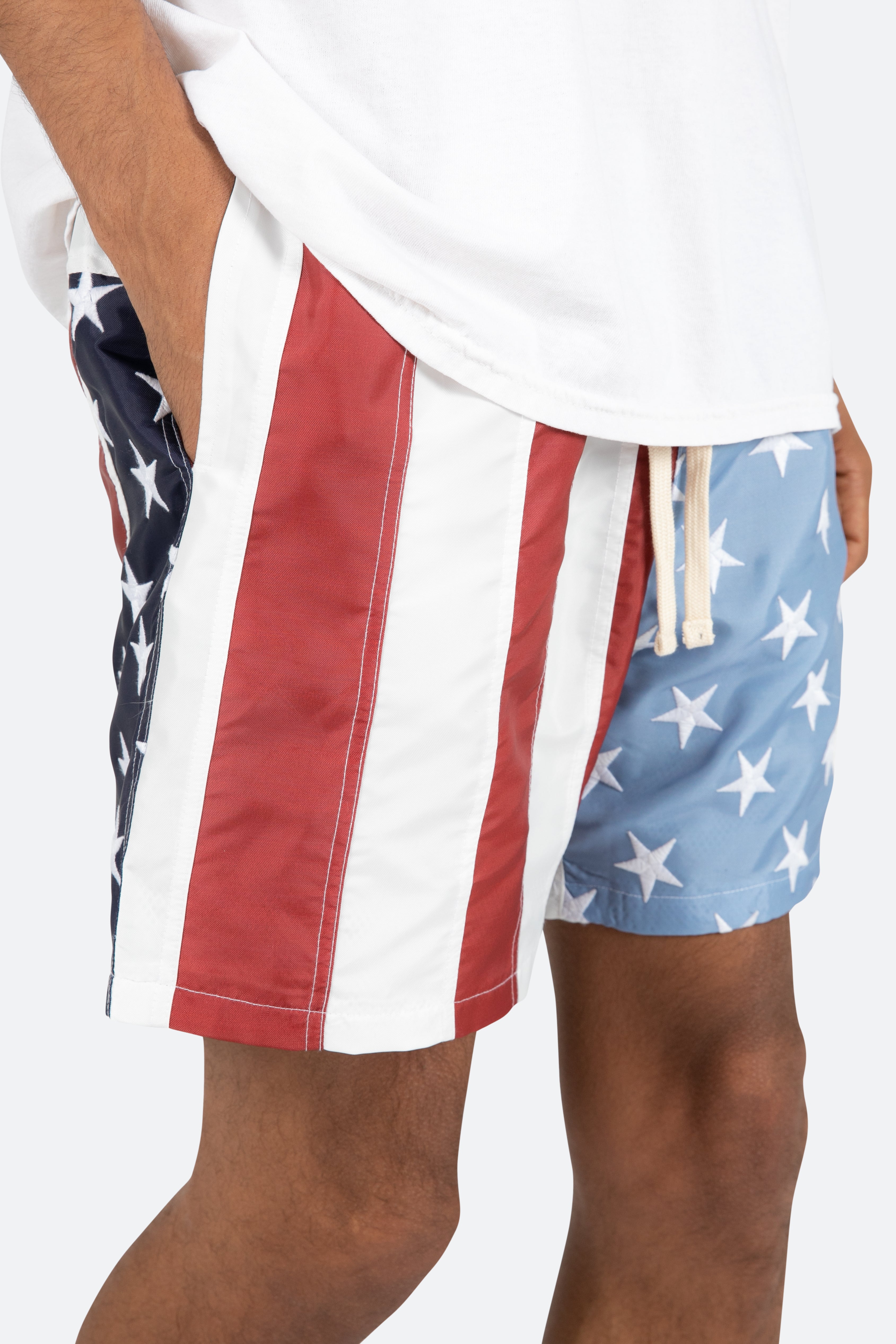 Flag Shorts - Red/White/Blue